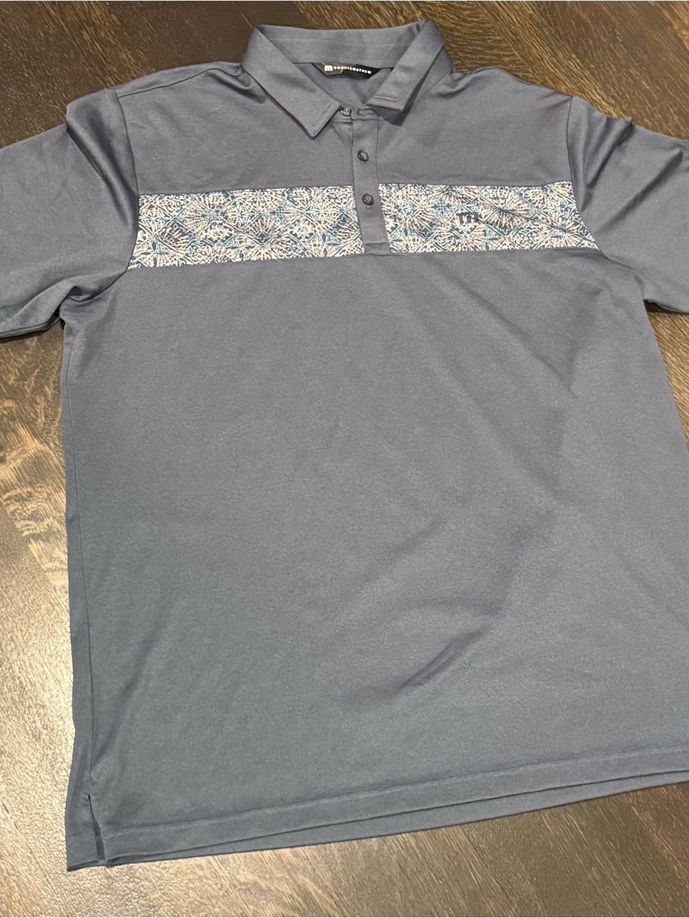 Travis Mathew Men's Good Good Acropolis Short Sleeve Golf Polo Sz L